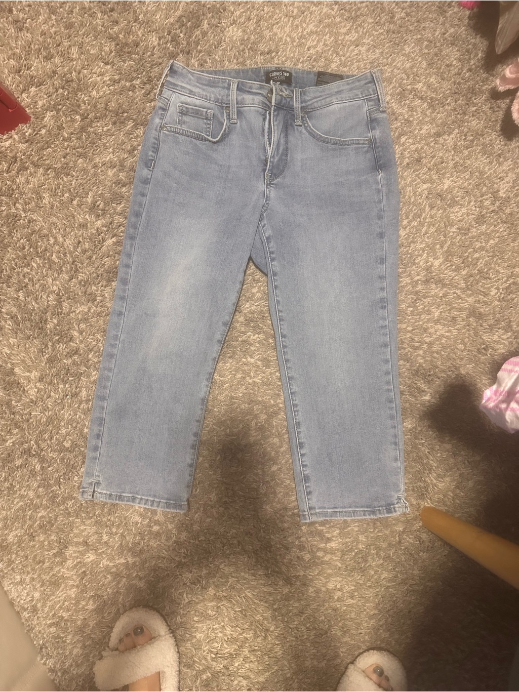 Nydj Curves 360 Mid Blue High-Rise Jeans